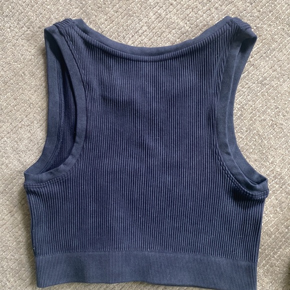 Aerie Offline Ribbed Leggings Set Sports Bra Navy s small - Picture 3 of 6